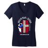 denmark national team youth 2018 fifa world cup Women's V-Neck T-Shirt