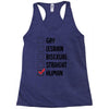 Lgbt Checklist Racerback Tank