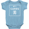 no1 cares Baby Onesie