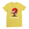 getting swole Ladies Fitted T-Shirt