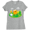 no jacket required Ladies Fitted T-Shirt