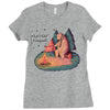 Let's Go Camping Ladies Fitted T-Shirt