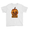 mad halloween pumpkin Youth Tee