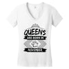 Queens Are Born In November Women's V-Neck T-Shirt