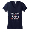 dragon ball z t shirt, train insaiyan t shirt training to beat goku dr Women's V-Neck T-Shirt