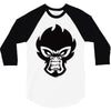 mean monkey 3/4 Sleeve Shirt