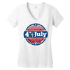 independence day Women's V-Neck T-Shirt