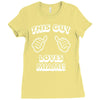 this guy loves miami Ladies Fitted T-Shirt