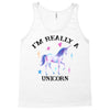 i'm really a unicorn Tank Top