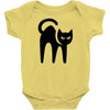 cat black Baby Bodysuit