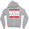 run saiyan Zipper Hoodie