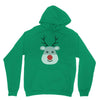 christmas reindeer rudolph Unisex Hoodie