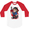 evil cartoon 3/4 Sleeve Shirt