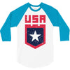 land of the free 3/4 Sleeve Shirt