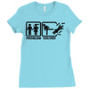 problem solved Ladies Fitted T-Shirt