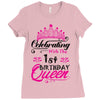 Celebrating With the 1st Birthday Queen Ladies Fitted T-Shirt