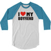 Gift For Girlfriend French Terry 3/4 Sleeve Shirt