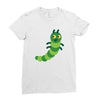 green animal Ladies Fitted T-Shirt