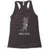 i woke up like this Racerback Tank