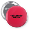 virginity rocks funny cool school church youth group abstinence purity Pin-back button