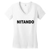 nitando Women's V-Neck T-Shirt
