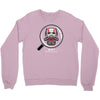 hello! i'm down here! Crewneck Sweatshirt