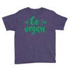 go vegan Youth Tee