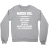Super March Girl Crewneck Sweatshirt