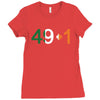 conor stop him at 49 1 Ladies Fitted T-Shirt