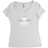 i have two titles dad and stepdad Women's Triblend Scoop T-shirt