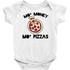 mo money mo pizzas 1 Baby Bodysuit