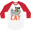 This Girl Loves Her Cat 3/4 Sleeve Shirt