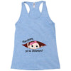 December Peeking Out Baby Girl in Spanish Racerback Tank