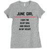 June Girl Ladies Fitted T-Shirt