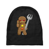 sad gingerbread Baby Beanies