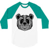 panda zentagle 3/4 Sleeve Shirt