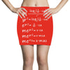 X-Mas Math Mini Skirts