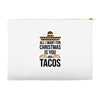 i love you and tacos. Accessory Pouches