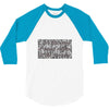 i love the smellof burnt rubber 3/4 Sleeve Shirt