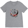 Space Skeleton V-Neck Tee