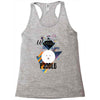 who loves poodle Racerback Tank