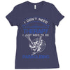 I Don't Need Therapy Just to Go Paragliding Ladies Fitted T-Shirt