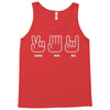 scissors paper rock Tank Top