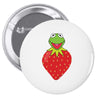 Kermit Strawberry Pin-back button