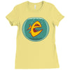 angry goldfish cartoon Ladies Fitted T-Shirt