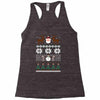 ugly christmas sweater Racerback Tank