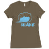 wave Ladies Fitted T-Shirt