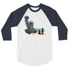 the planet of the kong 3/4 Sleeve Shirt