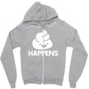 shit happens Zipper Hoodie