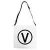 vegan symbol Adjustable Strap Totes